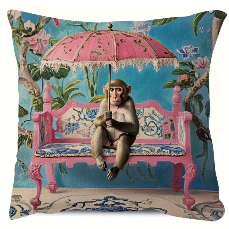 1 funda de almohada retro rosa - Pillow Insert 18X18 reseña y precio