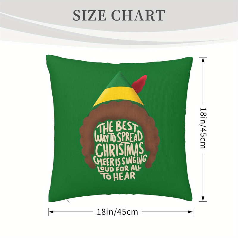 1 funda de almohada navideña v - Pillow Insert 18X18 reseña y precio