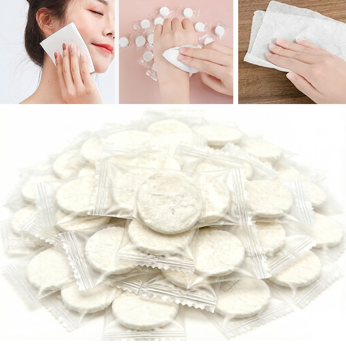 100 Toallitas Comprimidas Port - Home Textiles Face Towel reseña y precio