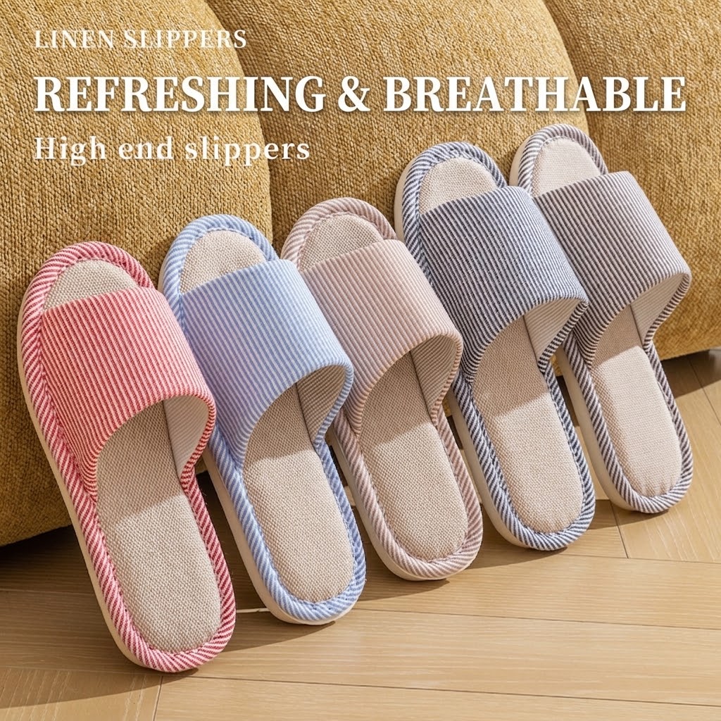 Pantuflas de Lino Transpirable - Home Textile reseña y precio