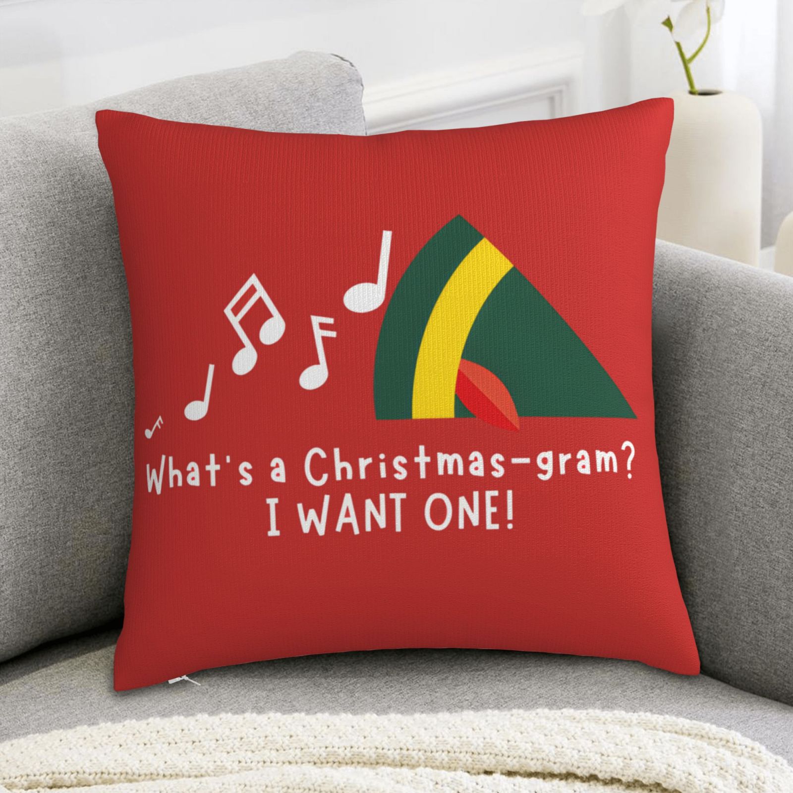 1 funda de almohada navideña - - Pillow Insert 18X18 reseña y precio