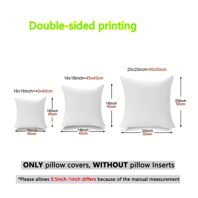 2 fundas de cojín navideñas de - Pillow Insert 18X18 reseña y precio